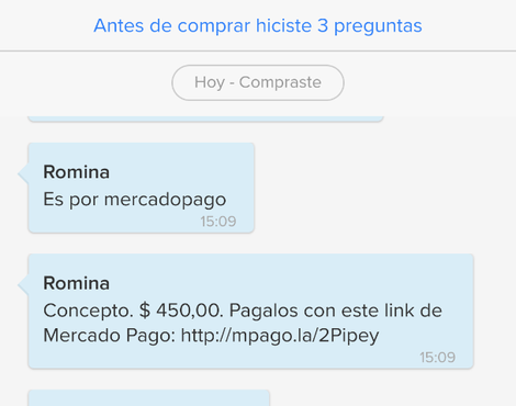 Devolucion del dinero de un producto pagado y no recibido