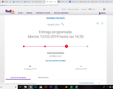 Mi producto no llega a su destino!!
