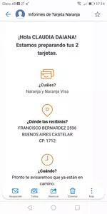 Las tarjetas