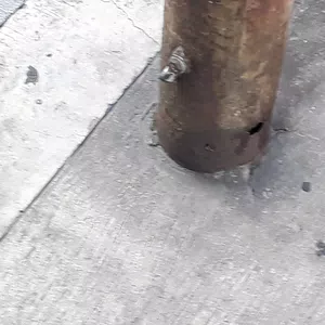 Base de columna podrida