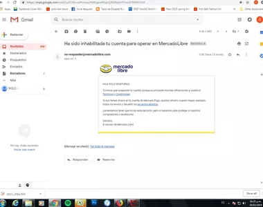 Inhabilitaron mi cuenta sin sustendo