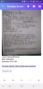 Solicito reembolso de pago
