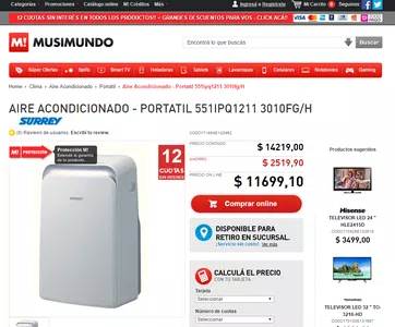 Cambio de precio al momento de comprar online
