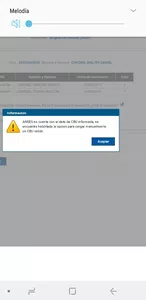 Cbu no valido