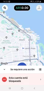 Uber driver la cuenta requiere atencion