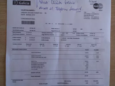 Reclamo de deuda bancaria del que no soy cliente