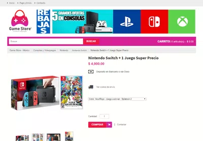 Compra realizada numero de envio no existe