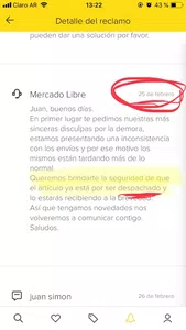 Necesito que cancelen el producto que nunca enviaron