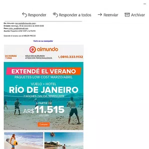 Cancelaron aéreo y pierdo paquete lowcost que adquirí en diciembre
