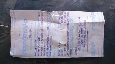 Pague 30000 pesos por mercado pago en un rapi pago