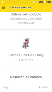 Todavia no recivi lo que compre