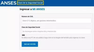 No puedo entrar a mi cuenta de la clave de la seguridad social