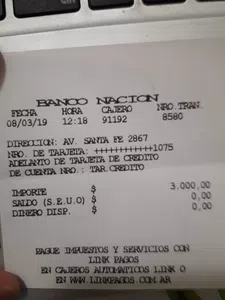 Banco nacion no me regresa dinero que el cajero no me entrego por no ser cliete