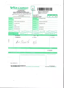 Estafa de via cargo