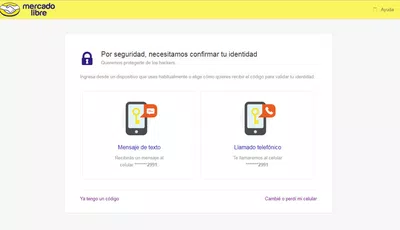 Mercado libre no me deja entrar en mi cuenta