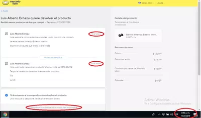 Mercado libre retiene el dinero de los reclamos mas tiempo del especificado