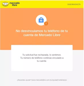 No puedo desvincular mi telefono anterior