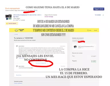 Contesten estafadores !  n.º 1031011181