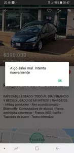 No puedo consultar publicaciones
