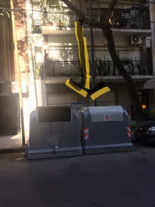 No vacían un contenedor