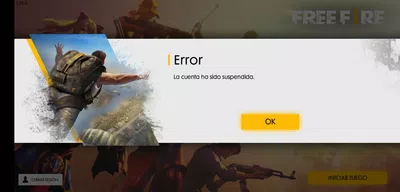 Suspensión de cuenta