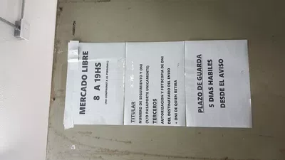 Horario equivocado de correo argentino