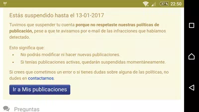 Mercado libre quiere obligar a usar su estafador sistema de mercadopago