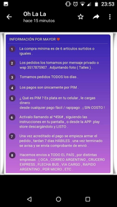 Me estafaron ho lala página de facebook, medio de pago sistema pim