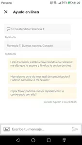 Reclamo comida en mal estado