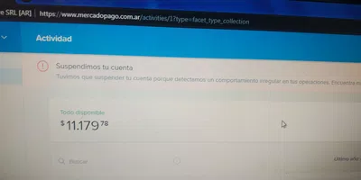 Suspendieron mi cuenta y se apropiaron de mi dinero