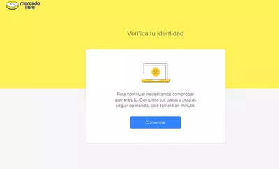 Sistema de verificacion de mercadolibre es pesimo