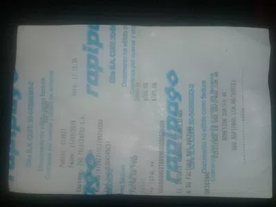 Comprobante de libre de deuda compañía telecentro