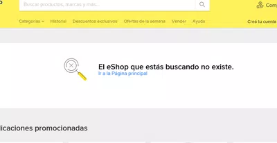 No funciona la eshop y no me dan respuesta