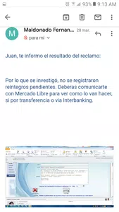 Compra cancelada por mercado libre sin devolución de dinero