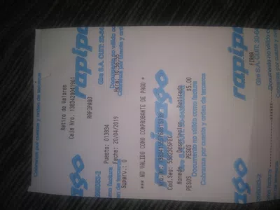 Cobran plata extra por boleta