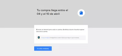 Paquete demorado