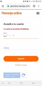 Naranja online y consumos duplicados