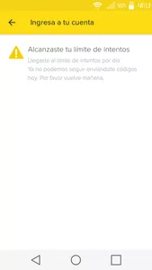 No puedo iniciar sesión