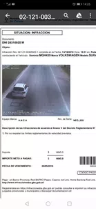 Tengo una multa y no es mia