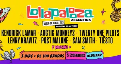 Compra online lollapalooza