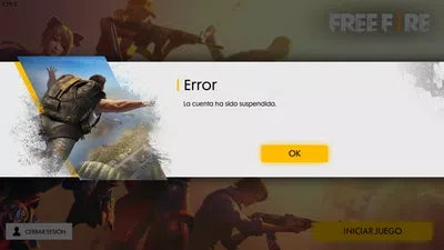 Cuenta suspendida