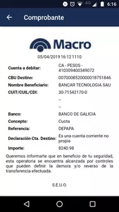 Transferencia electrónica eqivocada
