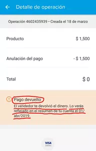 Mercadolibre no quiere devolver el dinero de una cancelación de una compra!!!