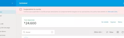 Estafa de parte de mercado pago: me robaron $25.500