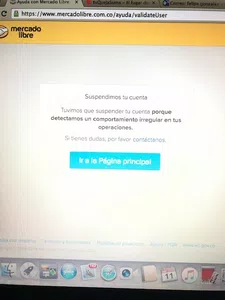 Cancelaron mi cuenta de mercadolibre sin razon alguna