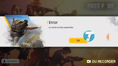 Suspensión de cuenta