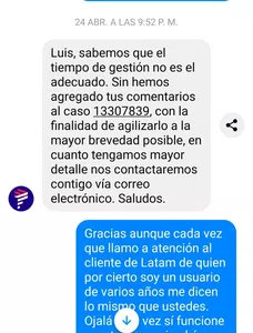 Nunca depositaron la devolución del pasaje a mi cuenta