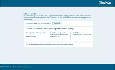 Estafa de telefonica