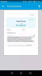 Que no entro el pago de la tarjeta