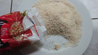 Gusanos en el arroz